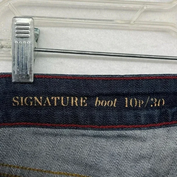 Talbots Jeans Women's Sz 30 Blue Signature Boot Mid-Rise Stretch Denim - Picture 12 of 13